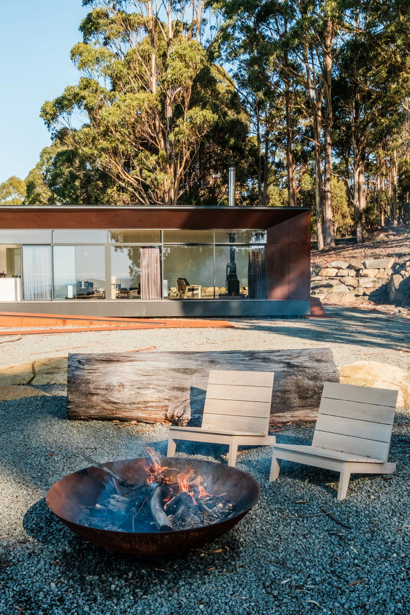 Communal sunken seating area